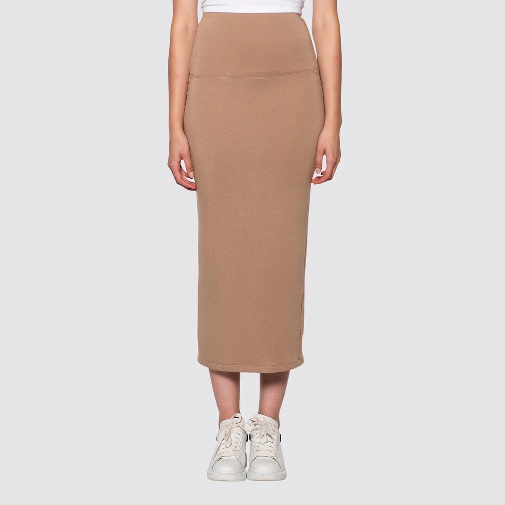 Bleusalt Tube Skirt Size 4 (14-16/XL) in Camel NWOT